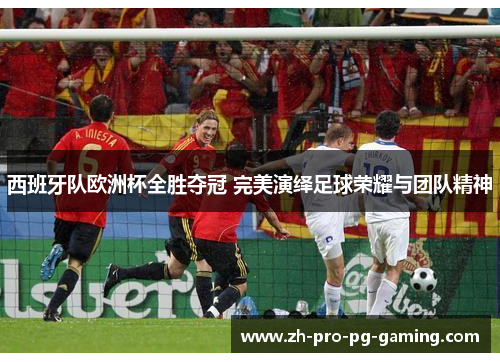 西班牙队欧洲杯全胜夺冠 完美演绎足球荣耀与团队精神 西班牙队欧洲杯全胜夺冠 完美演绎足球荣耀与团队精神